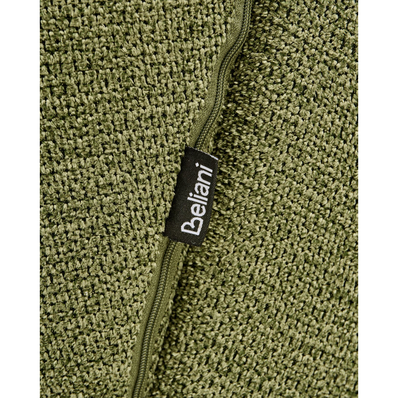 Femi Upholstered Swivel Armchair, Green Polyester Blend