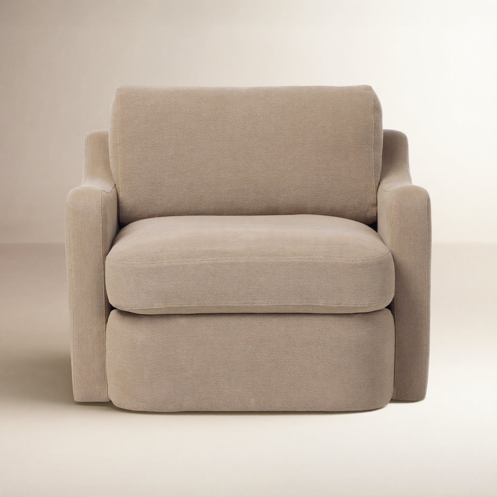 Aurelia Swivel Chair, Broadway Canvas