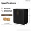 Meuble-lavabo simple 30 po avec comptoir en céramique-128787488-128787487