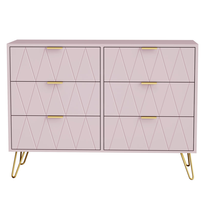 Commode double l 39,4 po Marable, Rose