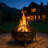 Flanigan Round Wood-Burning Dark Bronze Finish Steel Cauldron Outdoor Fire Pit Bowl - 24"-1825586767