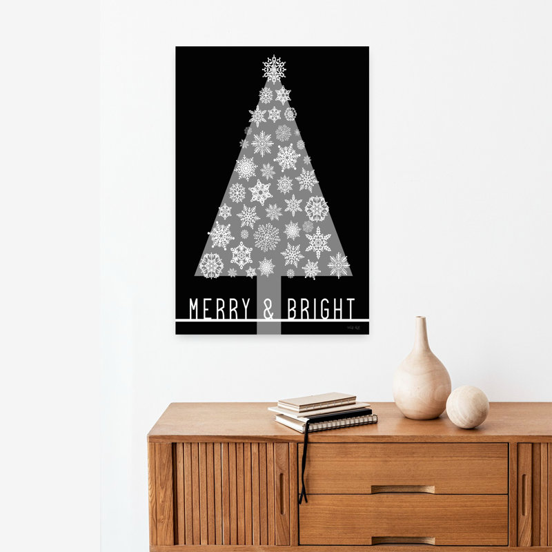Merry Bright Christmas Tree, H 24 po x l 16 po