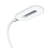 OttLite Organizer LED Desk Lamp Wireless Charging, 3 Colors, Dimmable, Flexible Neck, Storage Area