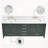 Angela 84" Double Bathroom Vanity Set-217019839