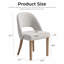 Chaise de salle à manger rembourrée Engstrom-1198779692