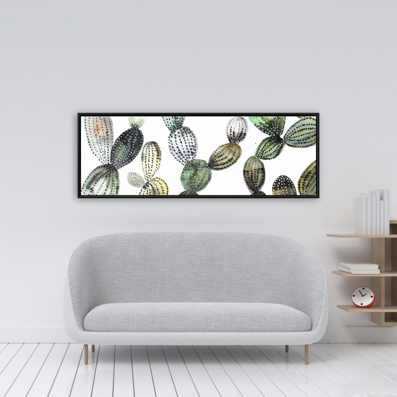 " Pattern Opuntia Cactus ", 16" H x 48" W