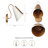 Escarment 1-Light Wall Light-1190196378