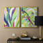 Impression encadrée V-Premium Bright Bright Abstraction - prête à être accrochée - aucun clou requis - aucun clou requis-799716130-799716153