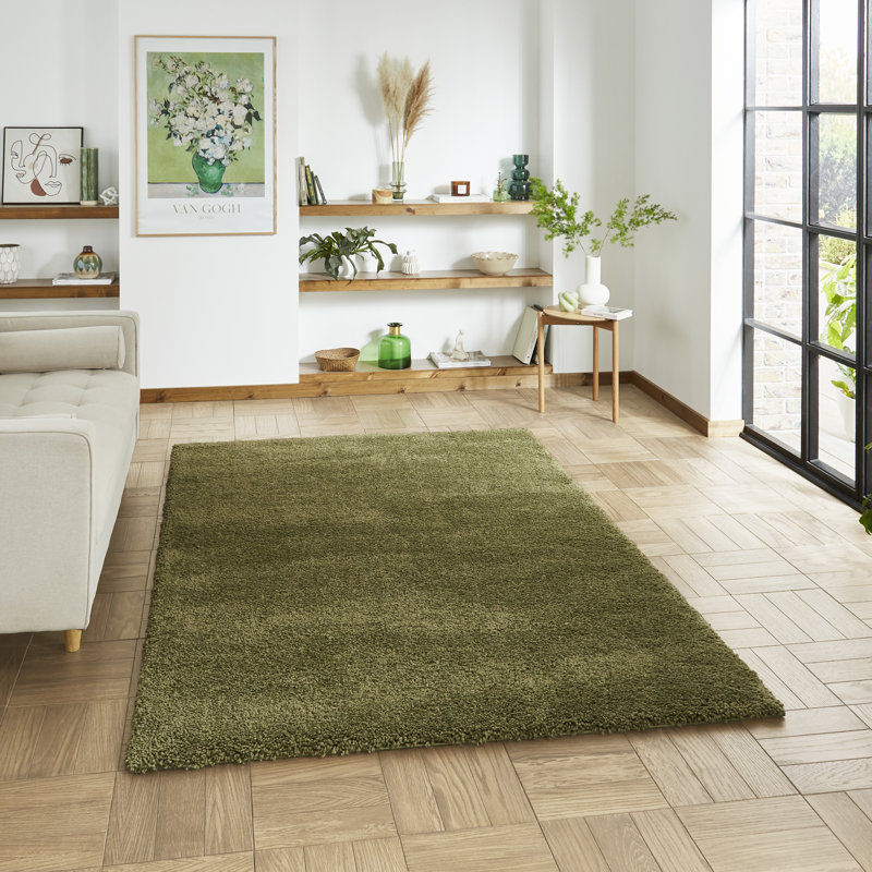 Porretto area rug Machine Woven Rectangle Olive