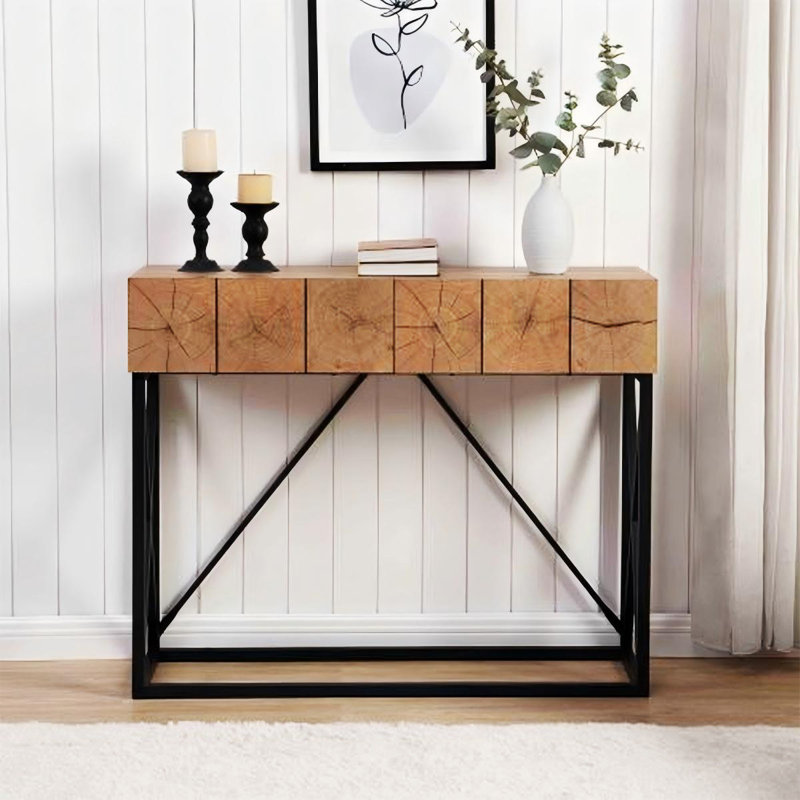 Console Burlywood, 35.43"H×39.37"L×13.78"W