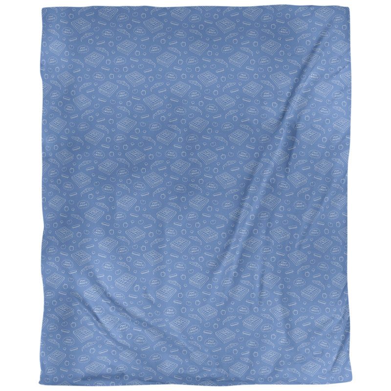 Tissu pizza, bleu, L 54 po x l 36 po, Lin naturel paloma