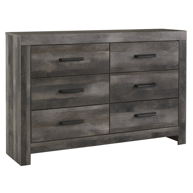 Stutler 60.67 " W 6 - Drawer Dresser