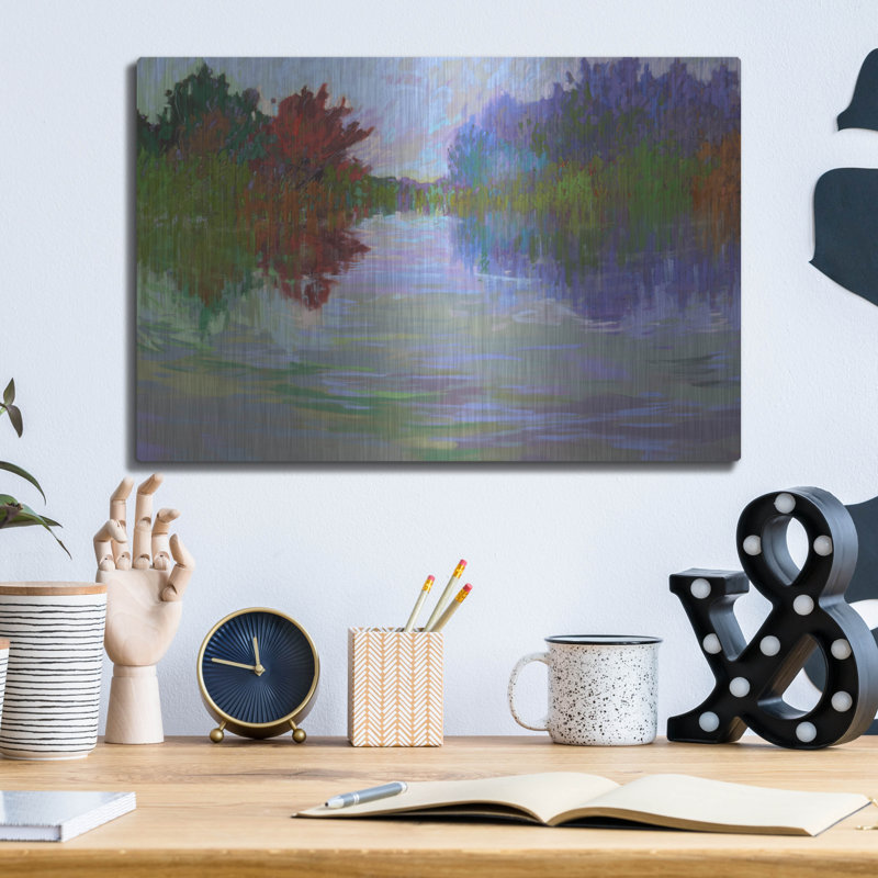 «Waterway VII» par Jane Schmidt, H 12 po x l 16 po