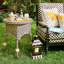 Courtly Stripe Small Candle Lantern
