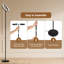 Lampe sur pied à double DEL 74 po avec télécommande-375868223