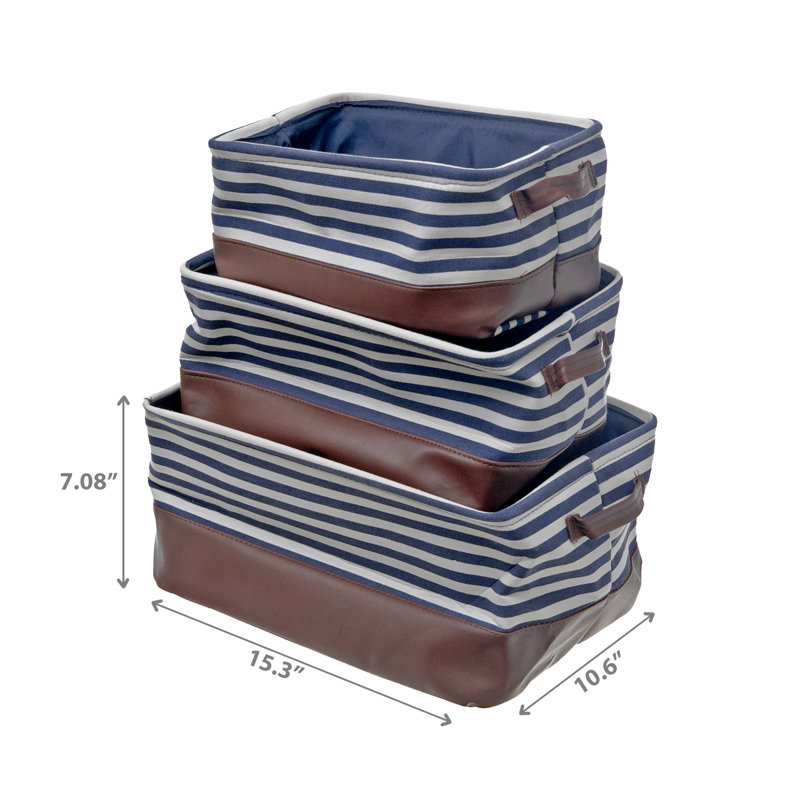 IH Casadécor Canvas Decorative Basket