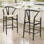 Tabouret de comptoir en bois 26 po Margo-593979756