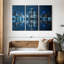 Chicago Night Lights, reproduction d'art sur toile-331400867
