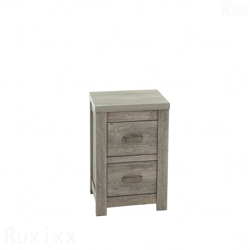 Light Gray Oak Nightstand