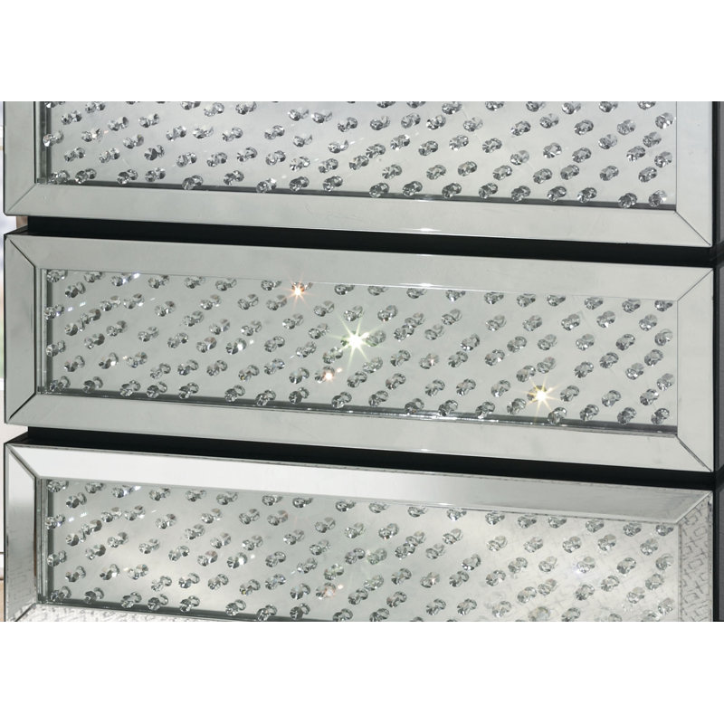 Theon 32'' Glass Top Console Table