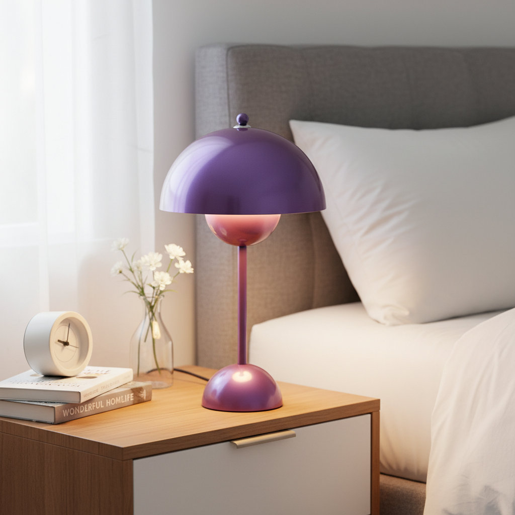 Wrought Studio™ Desk Lamp, Purple
