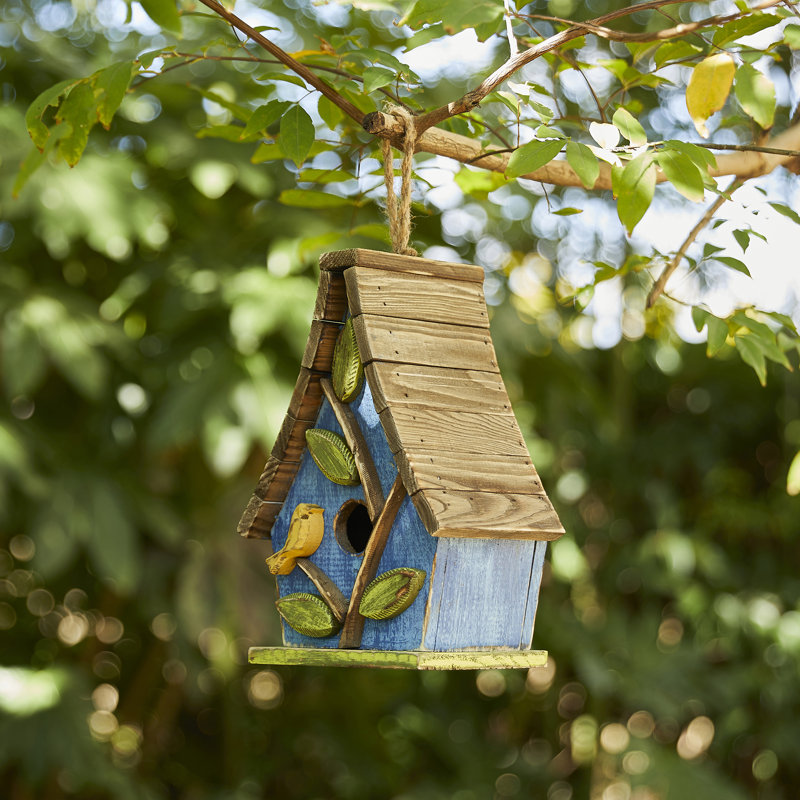 Maison d'oiseaux 9,5 po x 6,5 po x 4,75 po Arnettie
