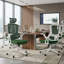 Chaise de bureau ergonomique robuste, chaise d'ordinateur à haut dossier avec appui-tête et accoudoirs pivotants 3D réglables pour un soutien lombaire réglable jusqu'à 350 lb-1237796680-1237796687