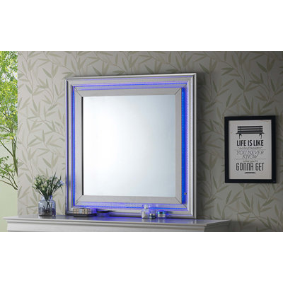 Jerimey Solid And Engineered Wood Wall Mirror