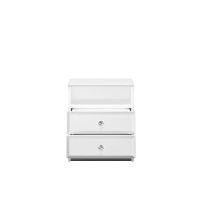 Poe 45cm W Bedside Table