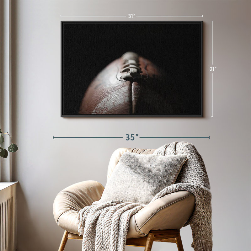 «Dramatic Football», reproduction sur toile, H 21 po x l 31 po