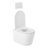 Arnelle Dual Flush Wall Mounted One Piece Elongated Chair Height Toilet with Actuator Plate Flush-101645077