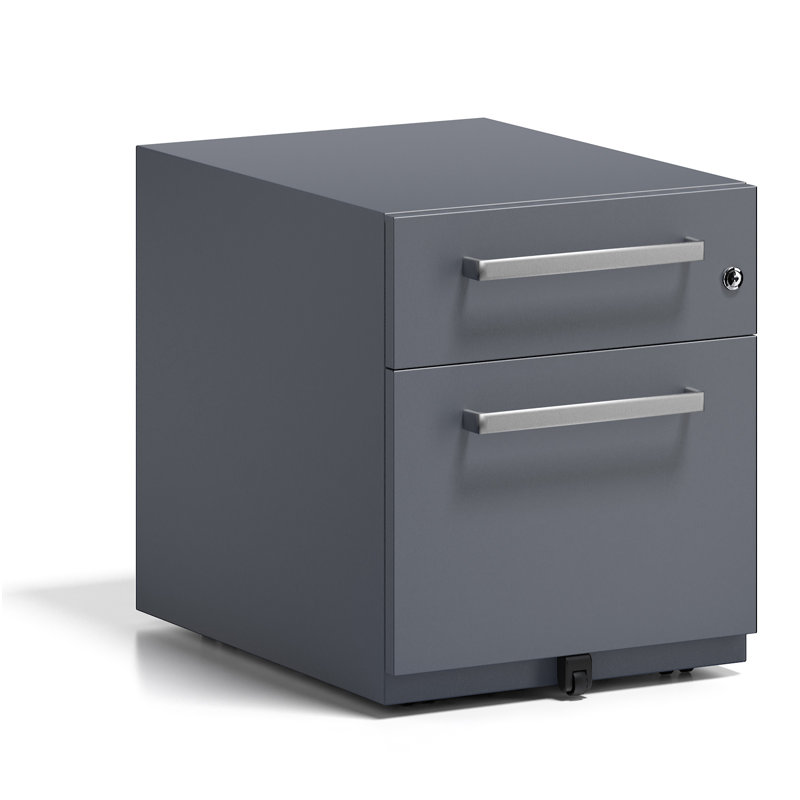 Note 2 Drawer Filing Cabinet, Anthracite