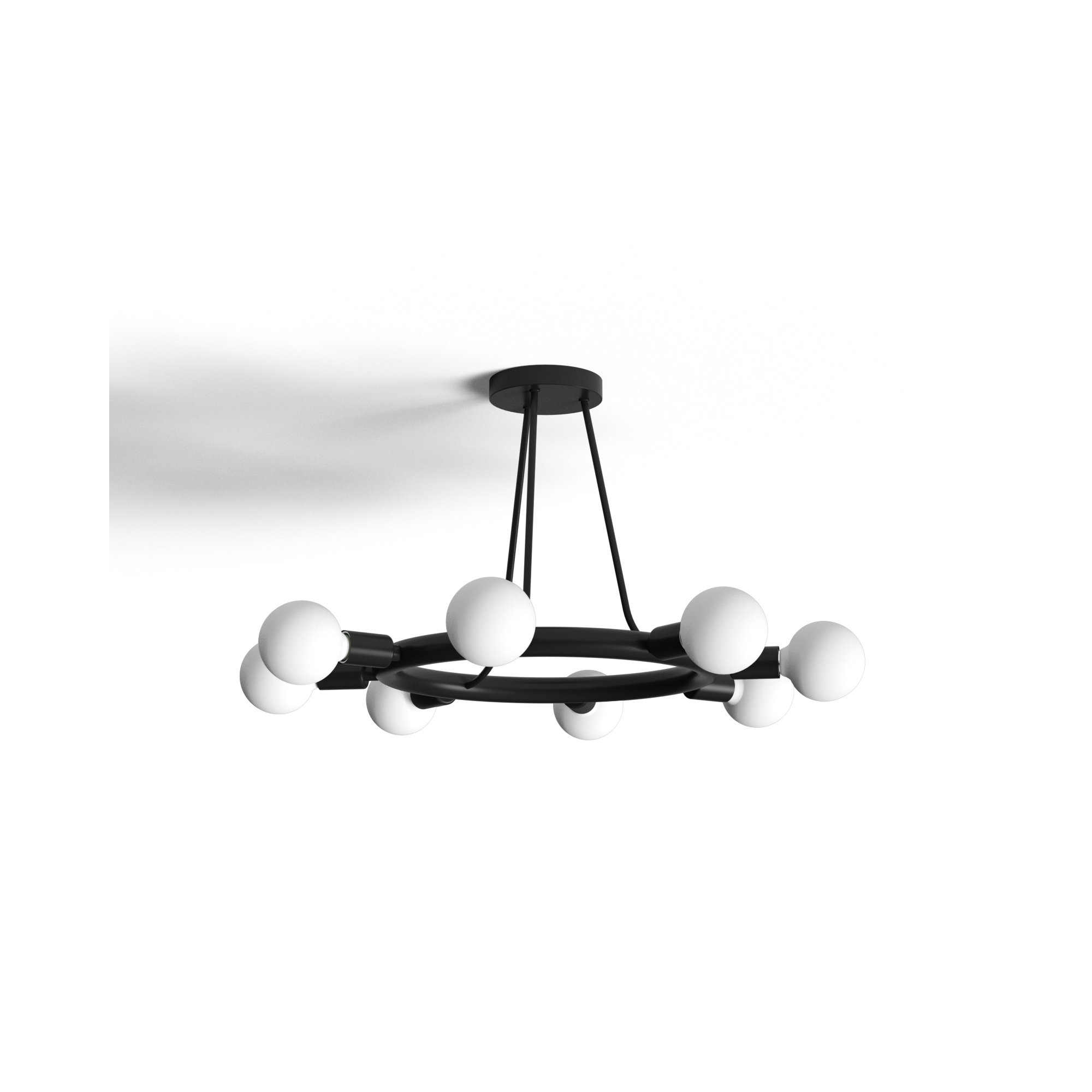 8 Light Semi Flush Mount