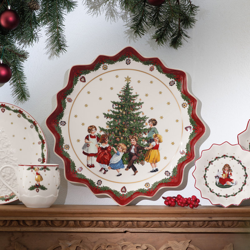Villeroy & Boch Toy's Fantasy Christmas Pastry Plate, Porcelain