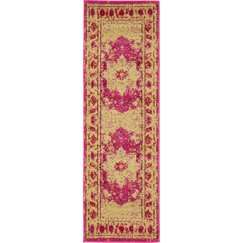 Eddins Washable Oriental Indoor Rug, Runner 2'2" x 6'9"