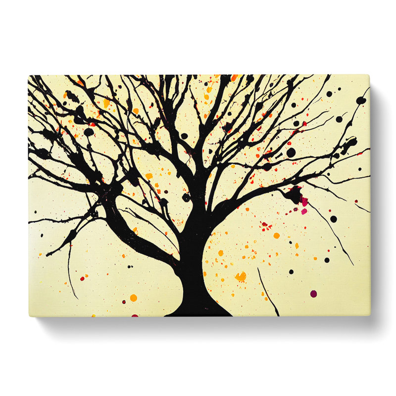 Tree Splatter Vol.1 Abstract - Wrapped Canvas, 40cm H x 60cm W x 3cm D