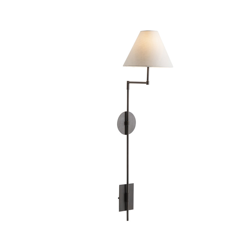 Alva Iron Swing Arm Sconce