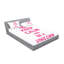 Drap-housse et coussin décoratif Ambesonne Keep Calm, rose et blanc-106800407