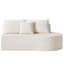 Canapé modulaire courbé avec coussins-65629080