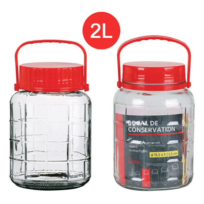 Glass Jar - Set of 2