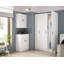 Cassella Multipurpose Cabinet Memphis, Low Auxiliary Cabinet With 2 Doors, Shoe Rack With Shelf