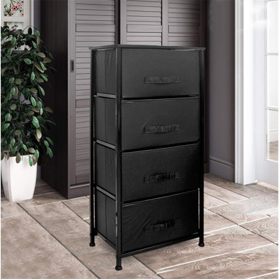 Kendall Steel 45 cm W Chest of 4 Drawers
