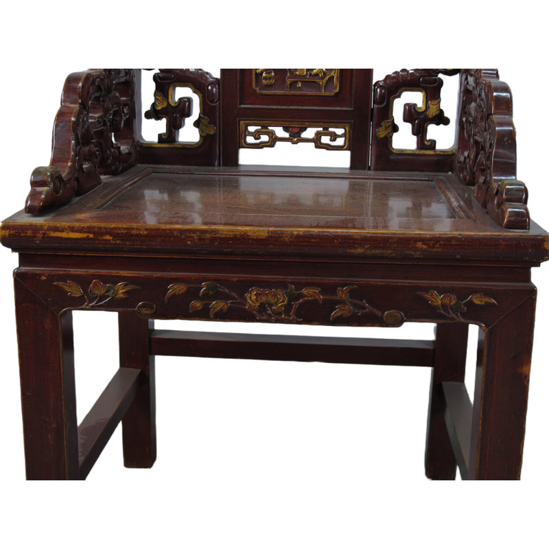 Asian Classic Solid Wood Arm Chair