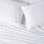 Ensemble de 2 taies d'oreiller en coton percale Lacost, standard, blanc, avec literie rafraîchissante et respirante-35177750-35177746