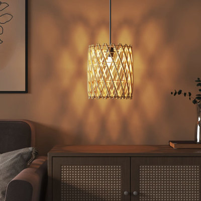 28cm H Lamp Shade in Brown