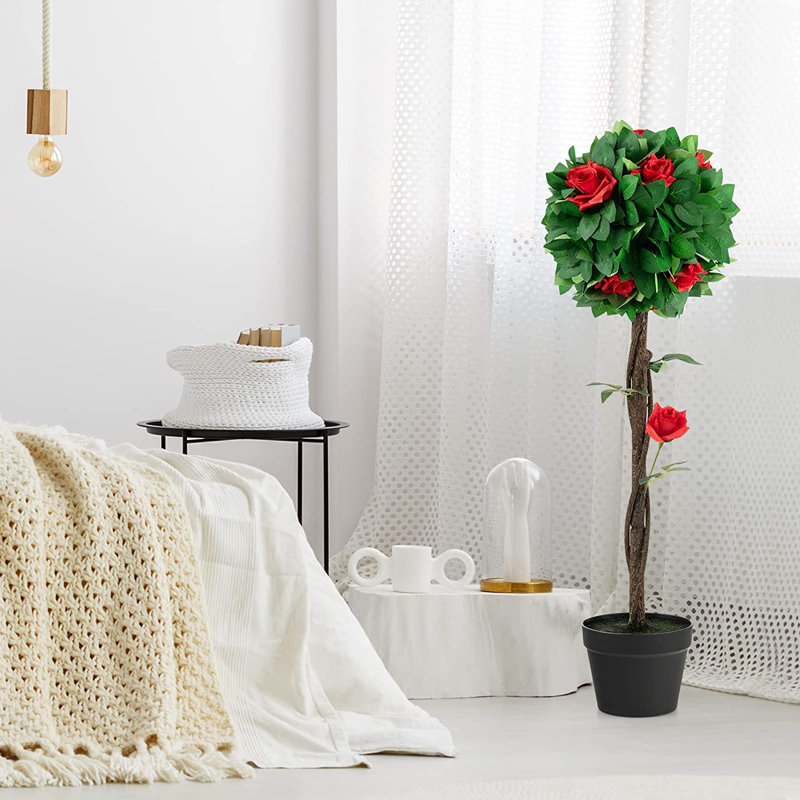 92cm Faux Evergreen Tree in Pot