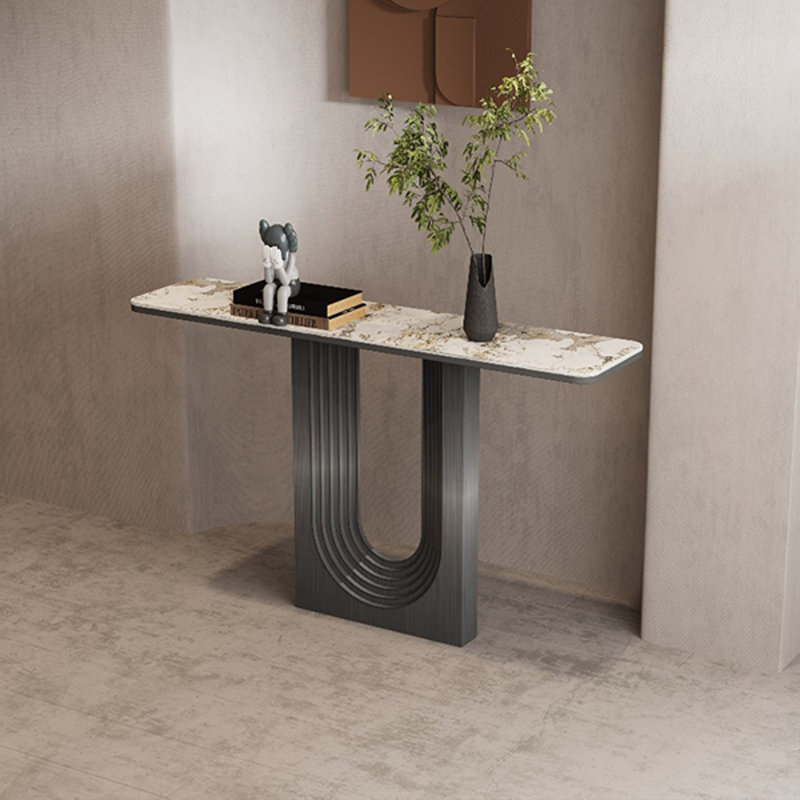 Console Minimalist, H 33,46 po x l 47,24 po x P 13,78 po, Gris