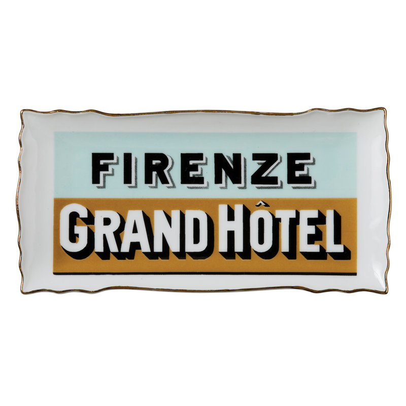 Grand Tour Italy Tray Firenze Grand Hotel