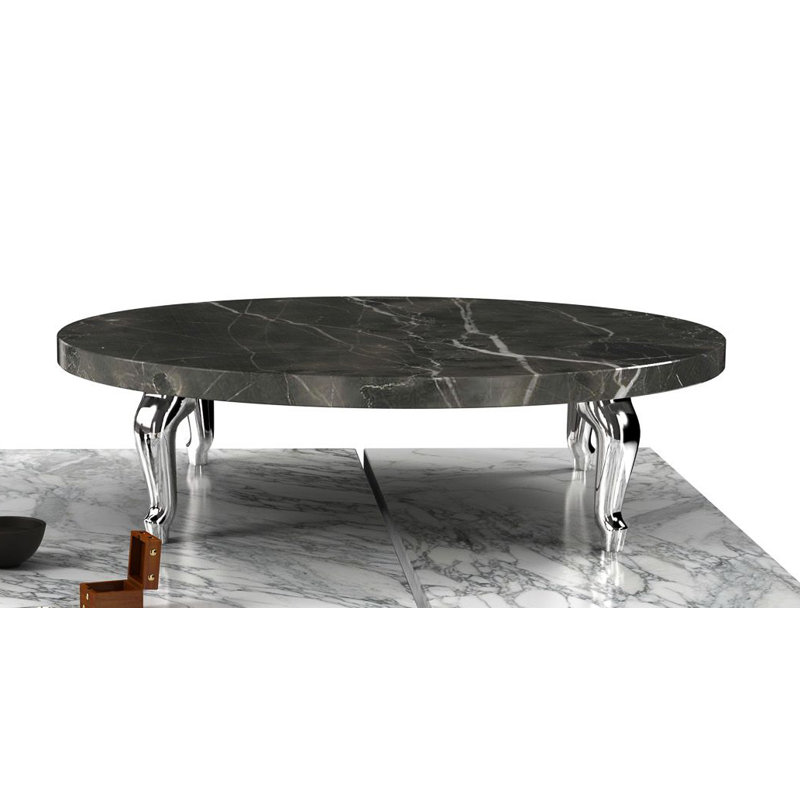 Bassotti Coffee Table, 38" H x 28.3" W x 15.7" D, Grey