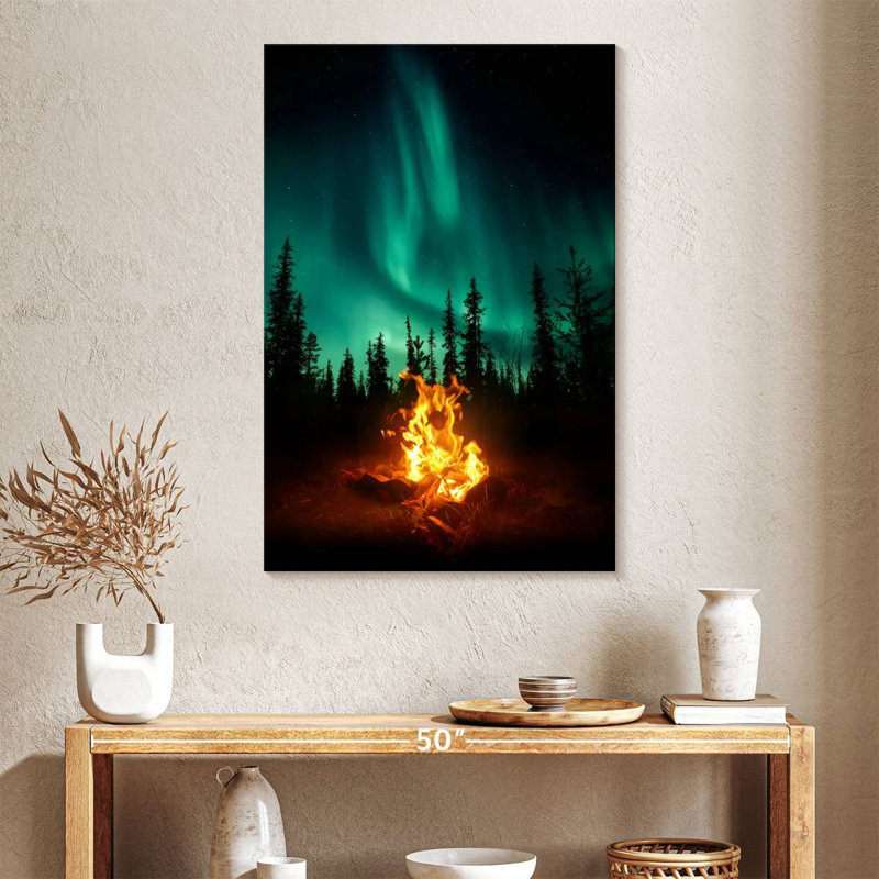 Sur toile, H 26 po x l 39 po x P 1,25 po